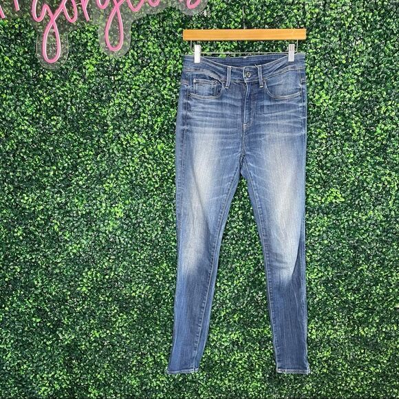 G-Star 3301 Ultra High Super Skinny Raw Jeans Sz 28 - Picture 3 of 8